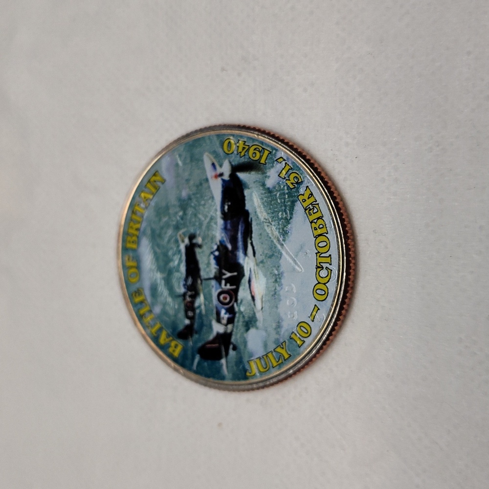 WW II colorized Half dollar